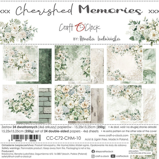 Craft O'Clock Cherished Memories 6x6 inch arkpakke