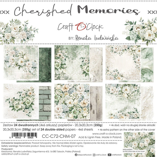 Craft O'Clock Cherished Memories 8x8 arkpakke