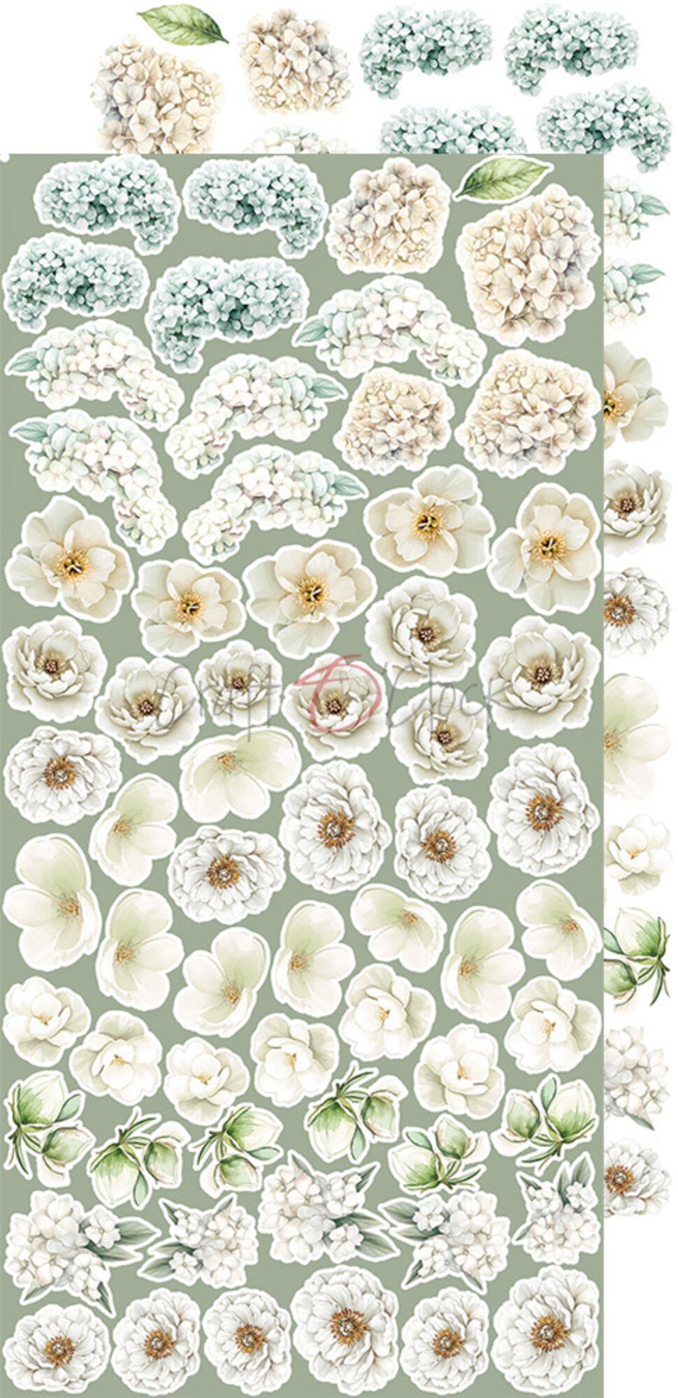 Craft O'Clock Cherished Memories Ekstras set Flowers & more