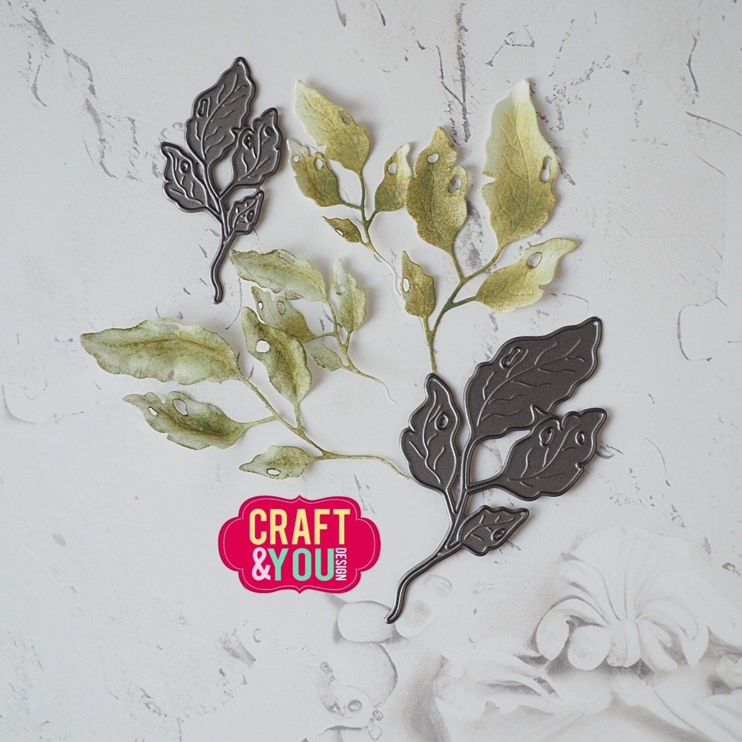 Craft & You Design Vintage Leavs by Gosia Dies
