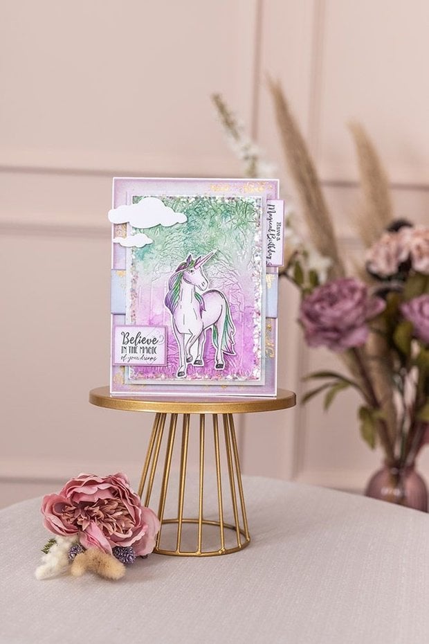 Crafters Companion - Enchanted Dreams Stamp & Die Mystical Unicorn (S-ED-STD-MUNI)