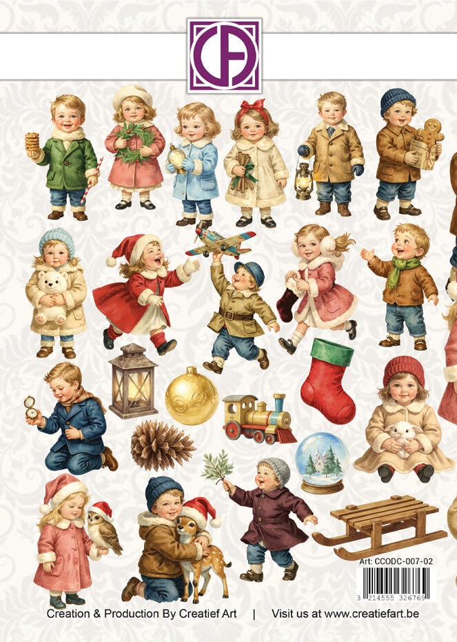 NYHET! All About Christmas 02 Die-Cuts Creative CutOuts (23pcs) (CCODC-007-02)