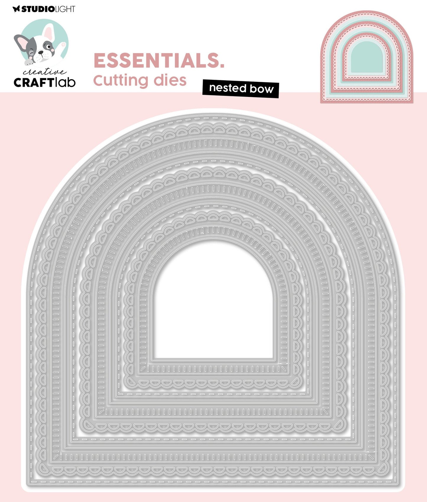 Studio Light Creative Craftlab Nested Bow Essentials Cutting Die (CCL-ES-CD991)
