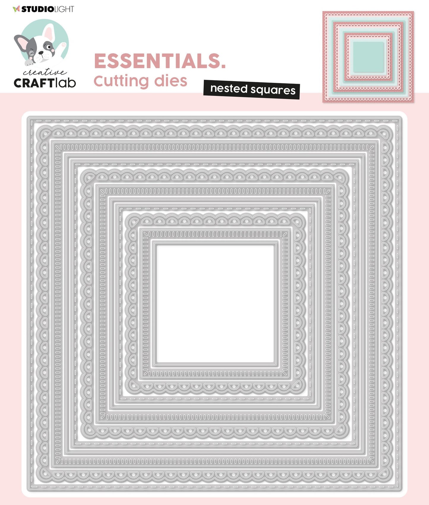 Studio Light Creative Craftlab Nested Squares Essentials Cutting Dies