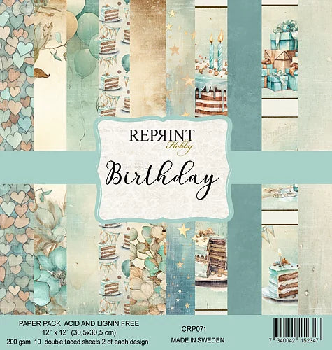 Reprint - Birthday Collection Paperpack 12x12'
