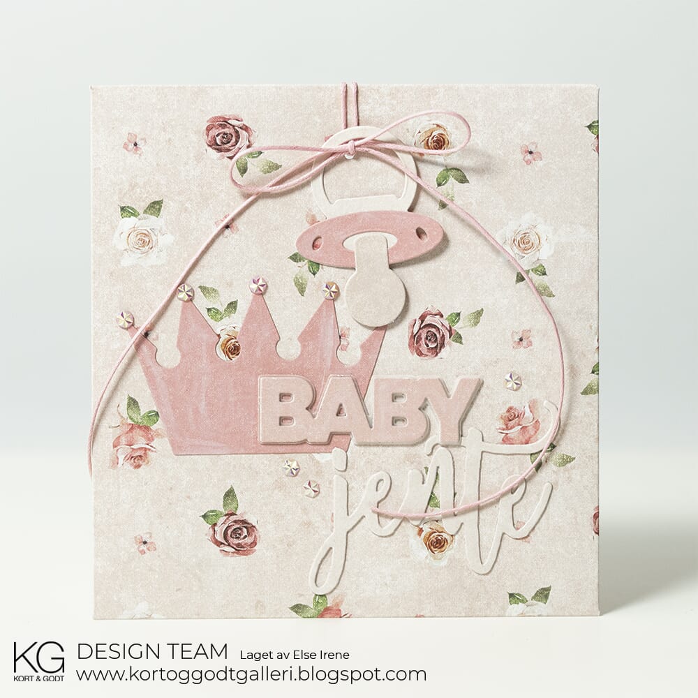 Kort og Godt dies K & G KG - Baby med skygge