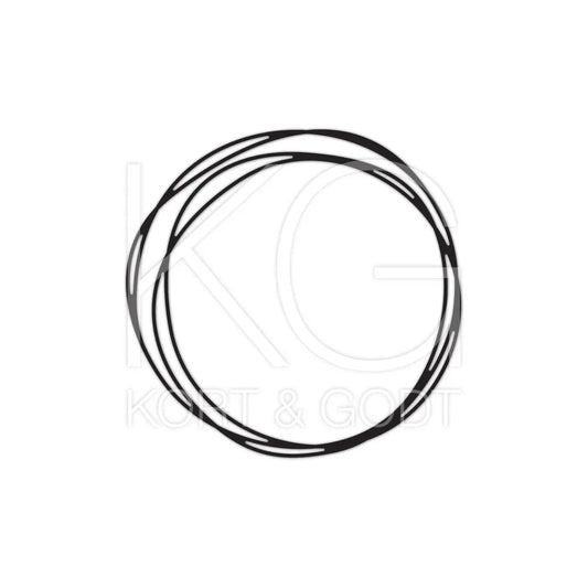 NYHET! Kort & Godt - Dies - Skriblet sirkel die355