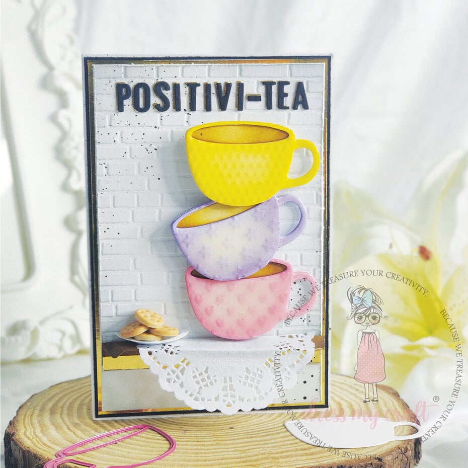 Dress My Craft cutting die - Basic Designer Dies Tea & Coffee Time (DMCD5489)