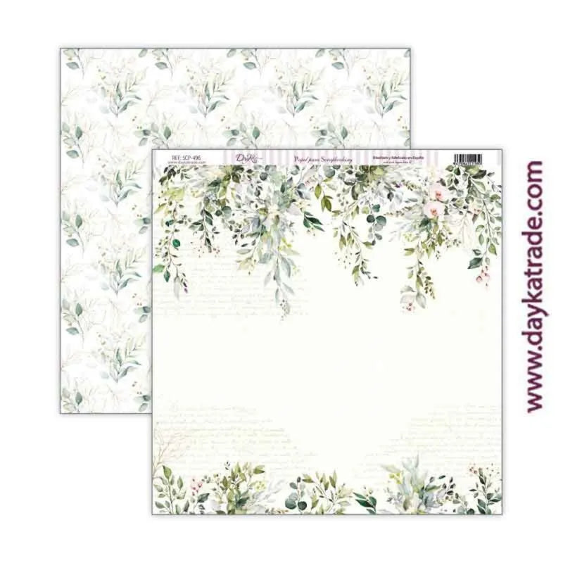DayKa Trade Recien Casados 12x12 paper pack - bryllups arkpakke