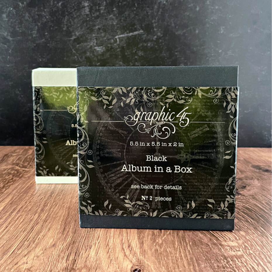 G45 Graphic 45 Album in a box, ivory