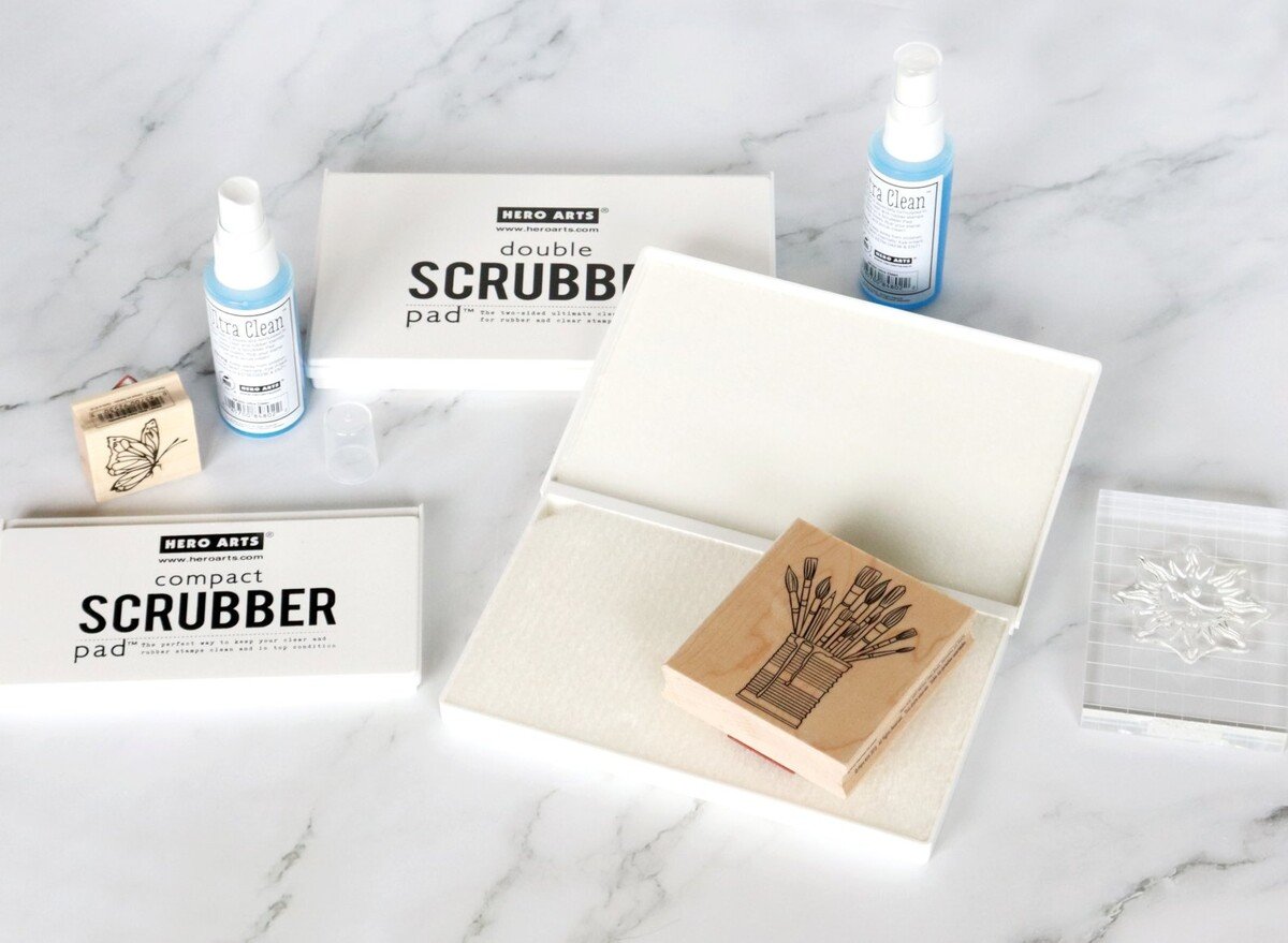 Hero Art ClearDesign Double Scrubber Stamp Cleaning Pad (NK301)