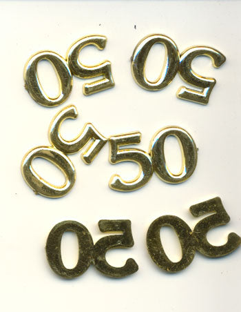 Deco - tall - 50 gullfarget 15 stk