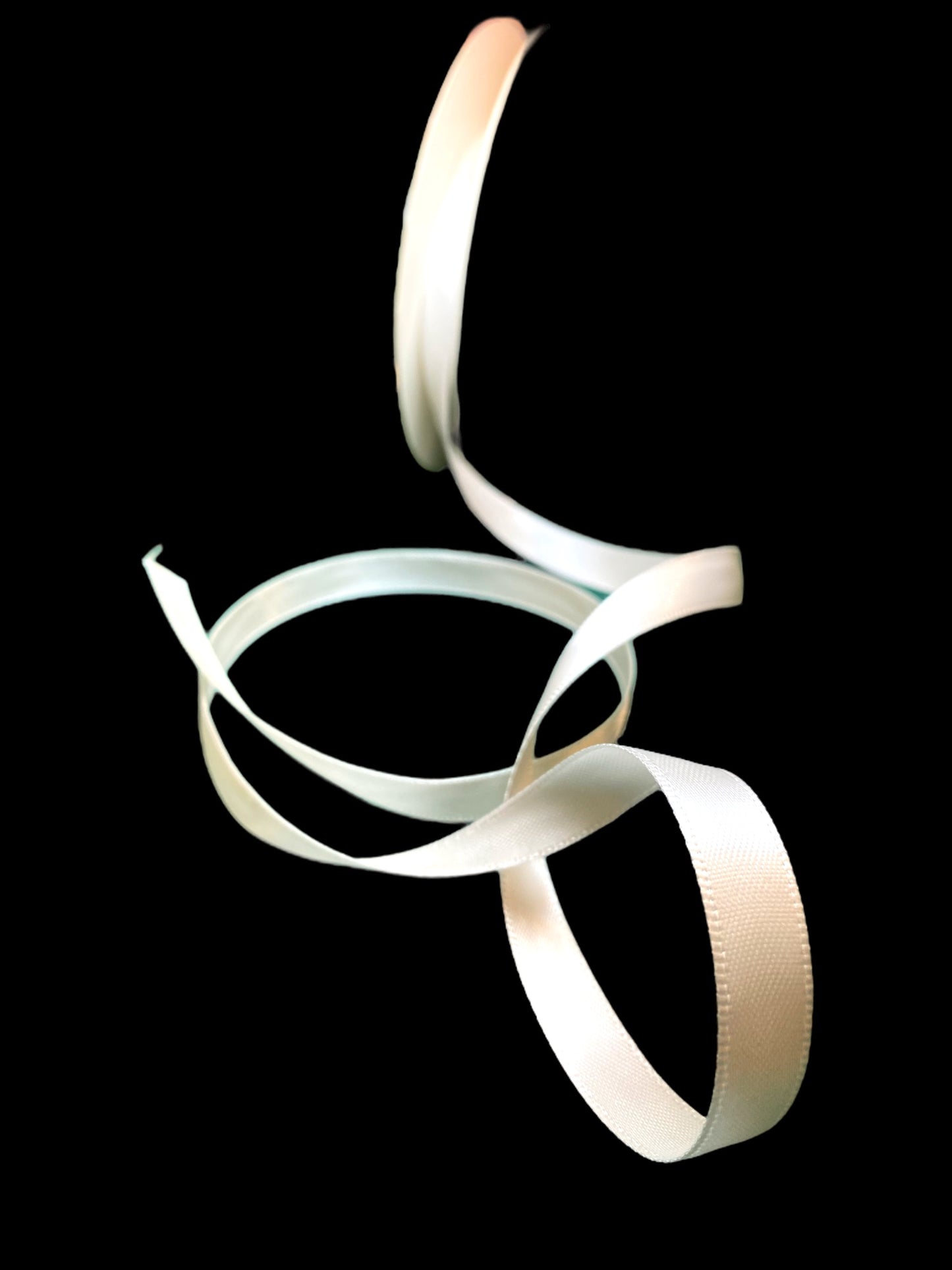 Silkebånd - varm hvit / warm white