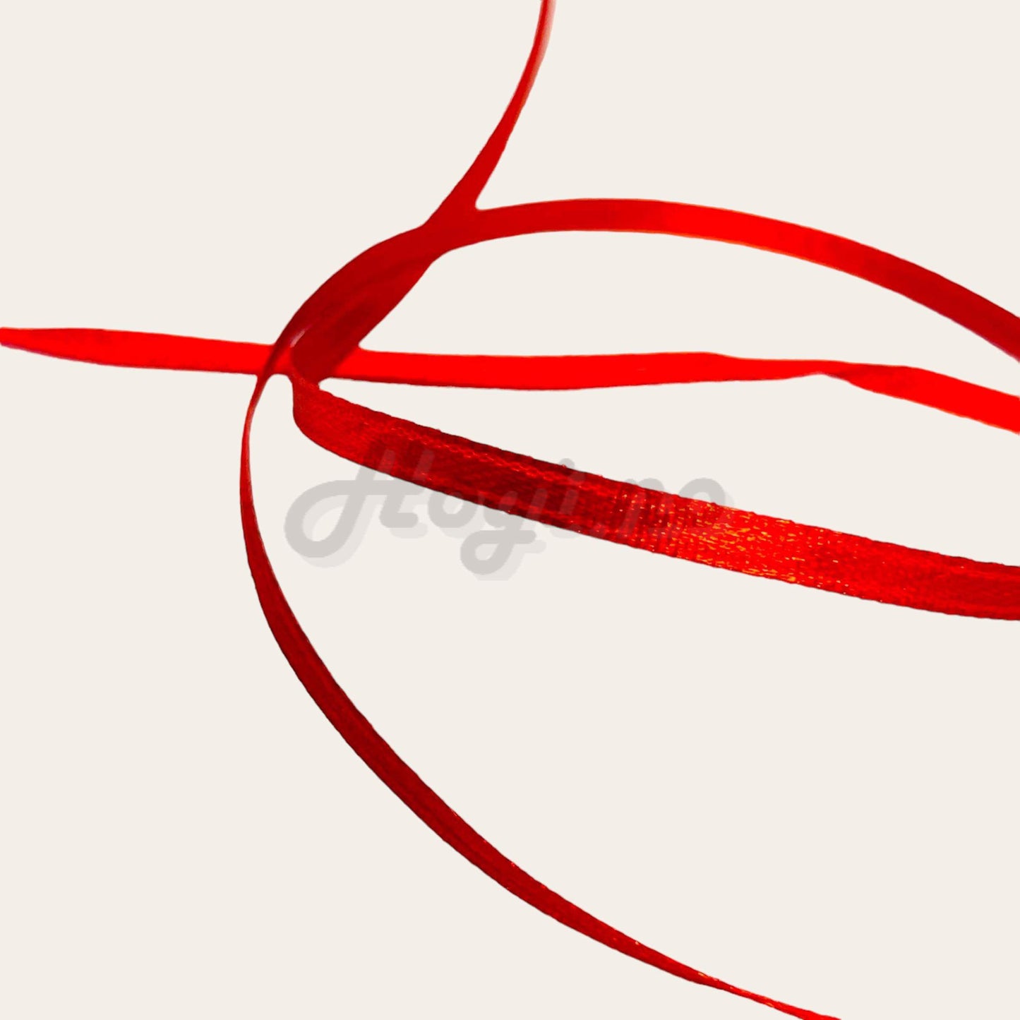 Silkebånd - rød / red