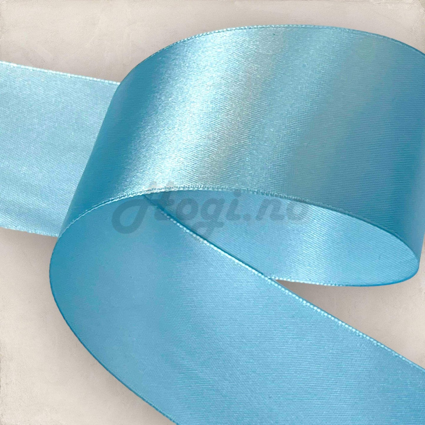 Silkebånd - lys blå / light blue
