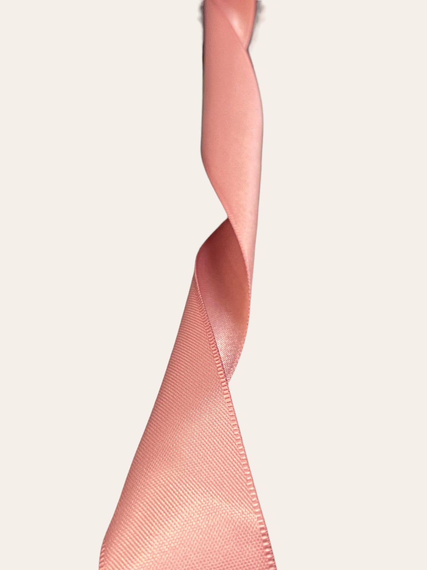 Silkebånd - Gammel rosa / old rose
