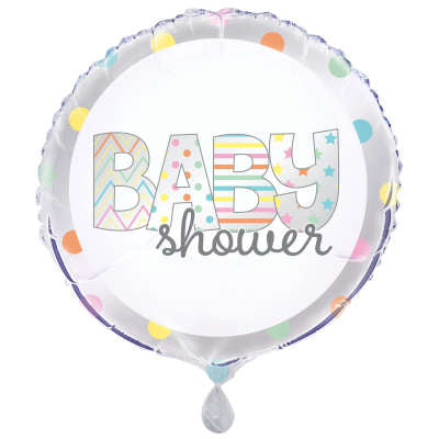 Folie ballong «BABY shower» 18inch