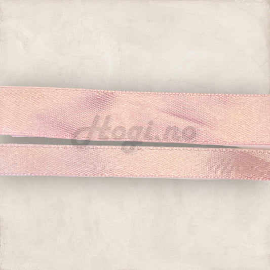Silkebånd - baby rosa / baby pink