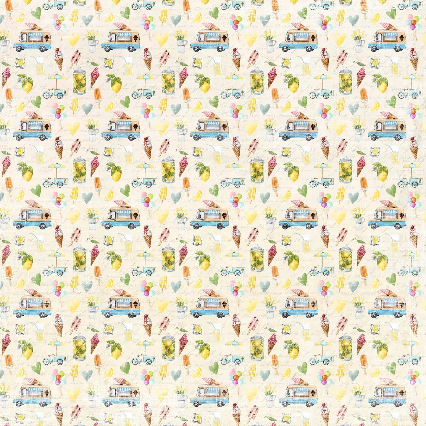 Reprint - Summer holiday - ice cream delivery - Rp0461