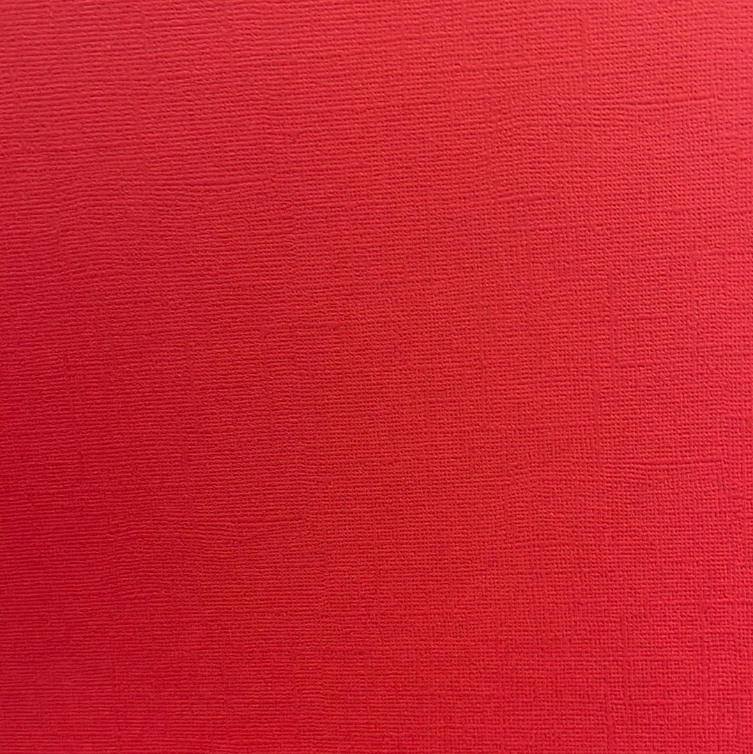 Reprint - kartong - crimson 12x12 ensfarget 190g