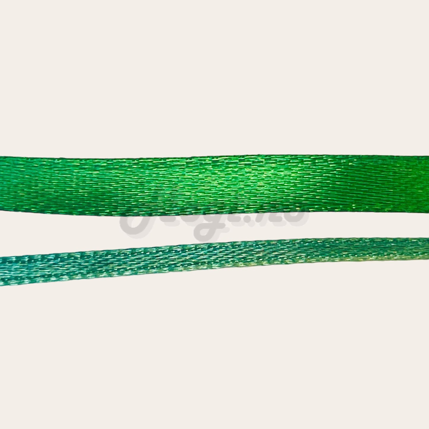 Silkebånd - jungel grønn / jungle green
