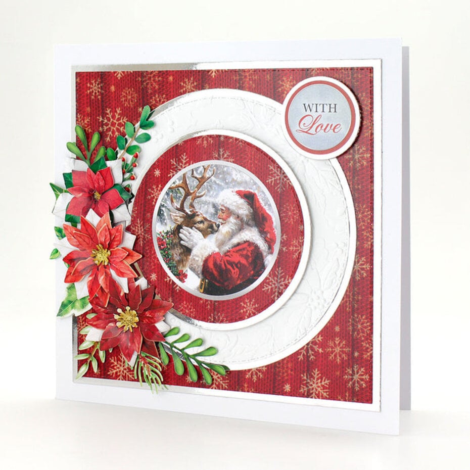 3D klippark - Reindeer Kisses Bauble 3D Die-Cut (3pcs)