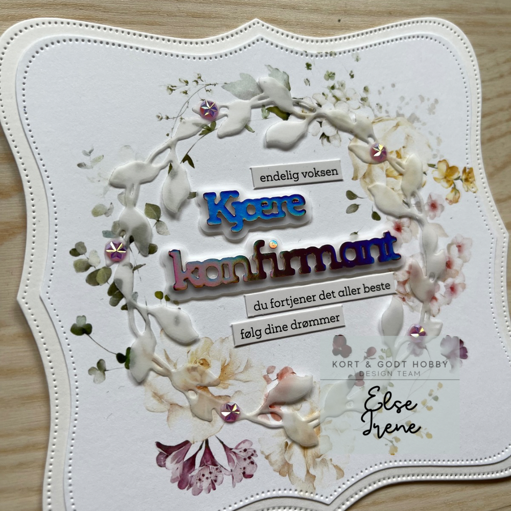 Kort & Godt - Dies - Bladkrans die354