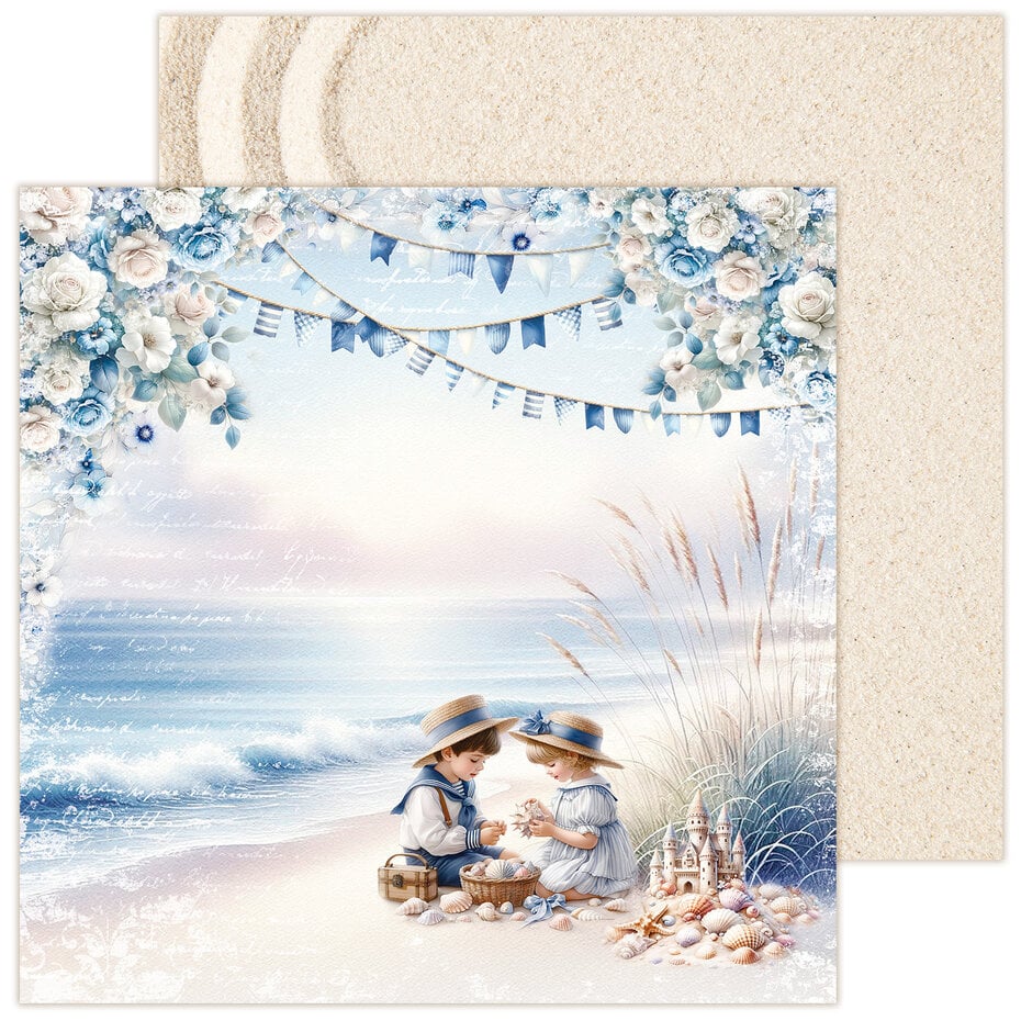 Lemoncraft mønsterark /arkpakke - Sea Story 12x12 Inch Paper Pad (LEM-SEASTO-01)