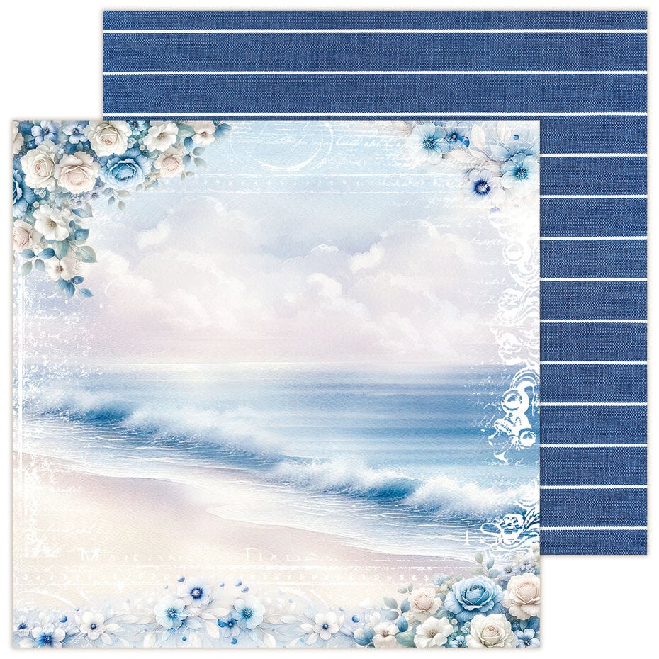 Lemoncraft mønsterark /arkpakke - Sea Story 12x12 Inch Paper Pad (LEM-SEASTO-01)