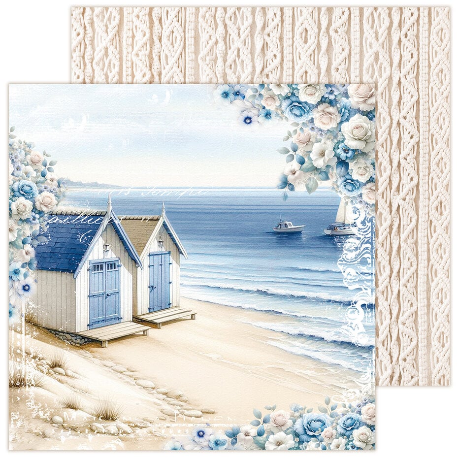 Lemoncraft mønsterark /arkpakke - Sea Story 12x12 Inch Paper Pad (LEM-SEASTO-01)