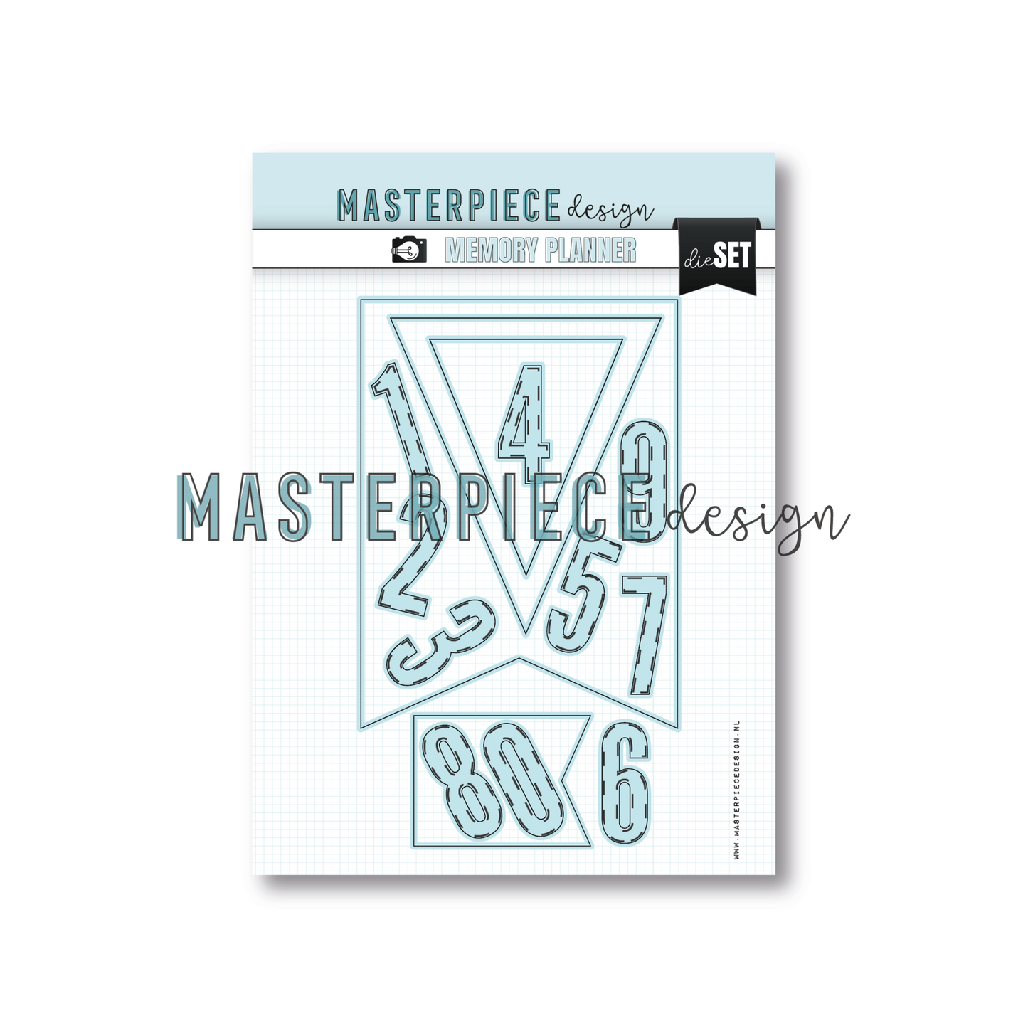 Masterpiece Design Memory Planner Die-set Bunting Fun