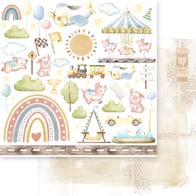Mønsterarkpakke - arkpakke - Memory place -Enjoy The Ride 6x6 Inch Paper Pack (MP-60885)