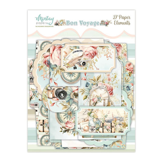Mintay - Bon Voyage 6x8 Inch Paper Elements / die utkutt (27pcs) (MT-BON-LSCE)