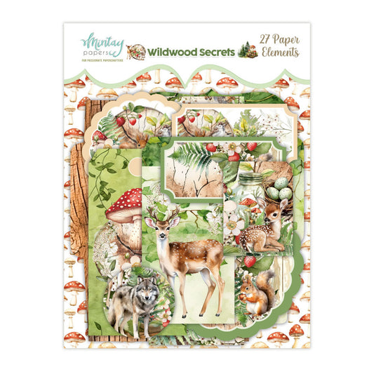 Mintay - Wildwood Secrets 6x8 Inch Paper Elements (27pcs) (MT-WIS-LSCE)