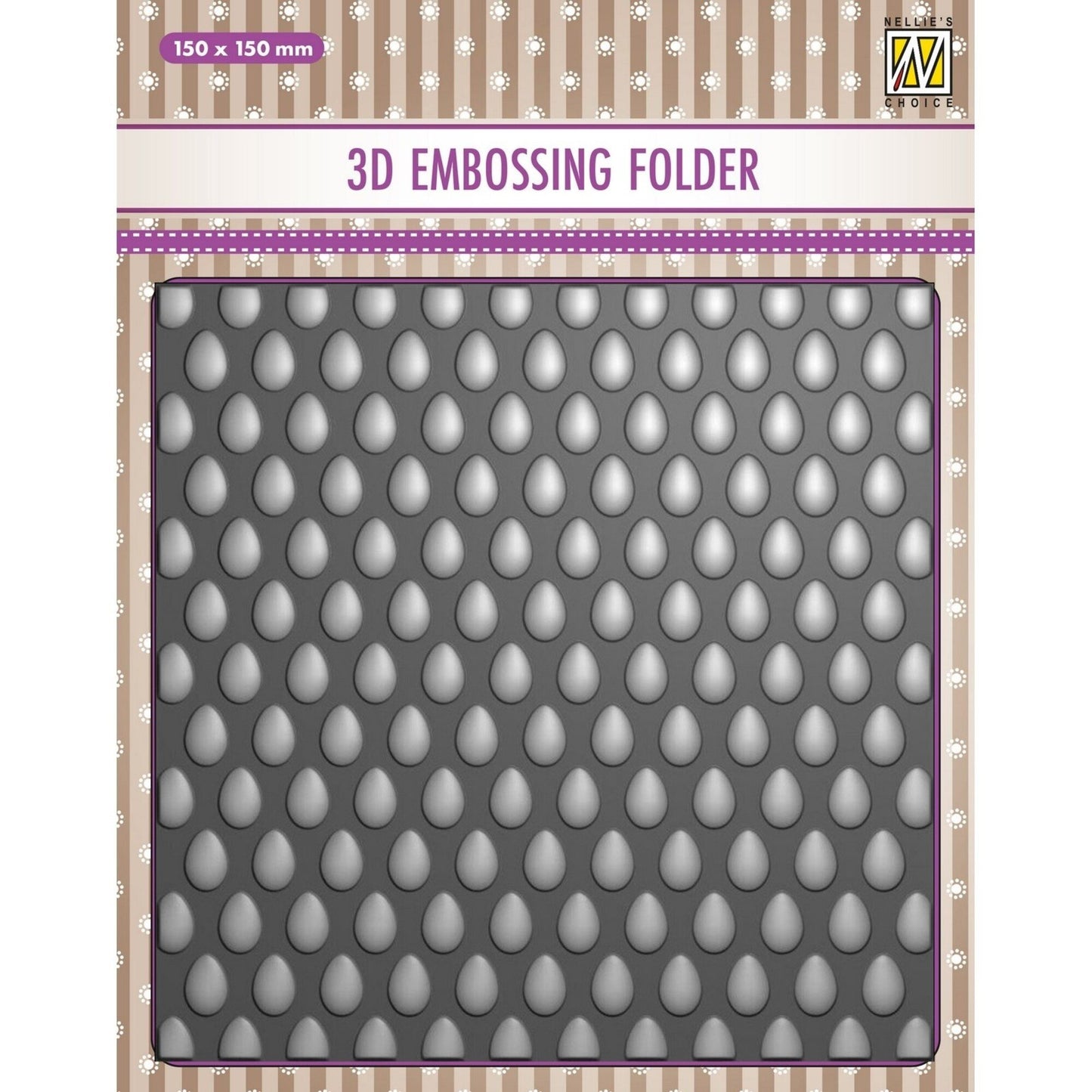 Nellie Snellen 3D Embossing folder eggs