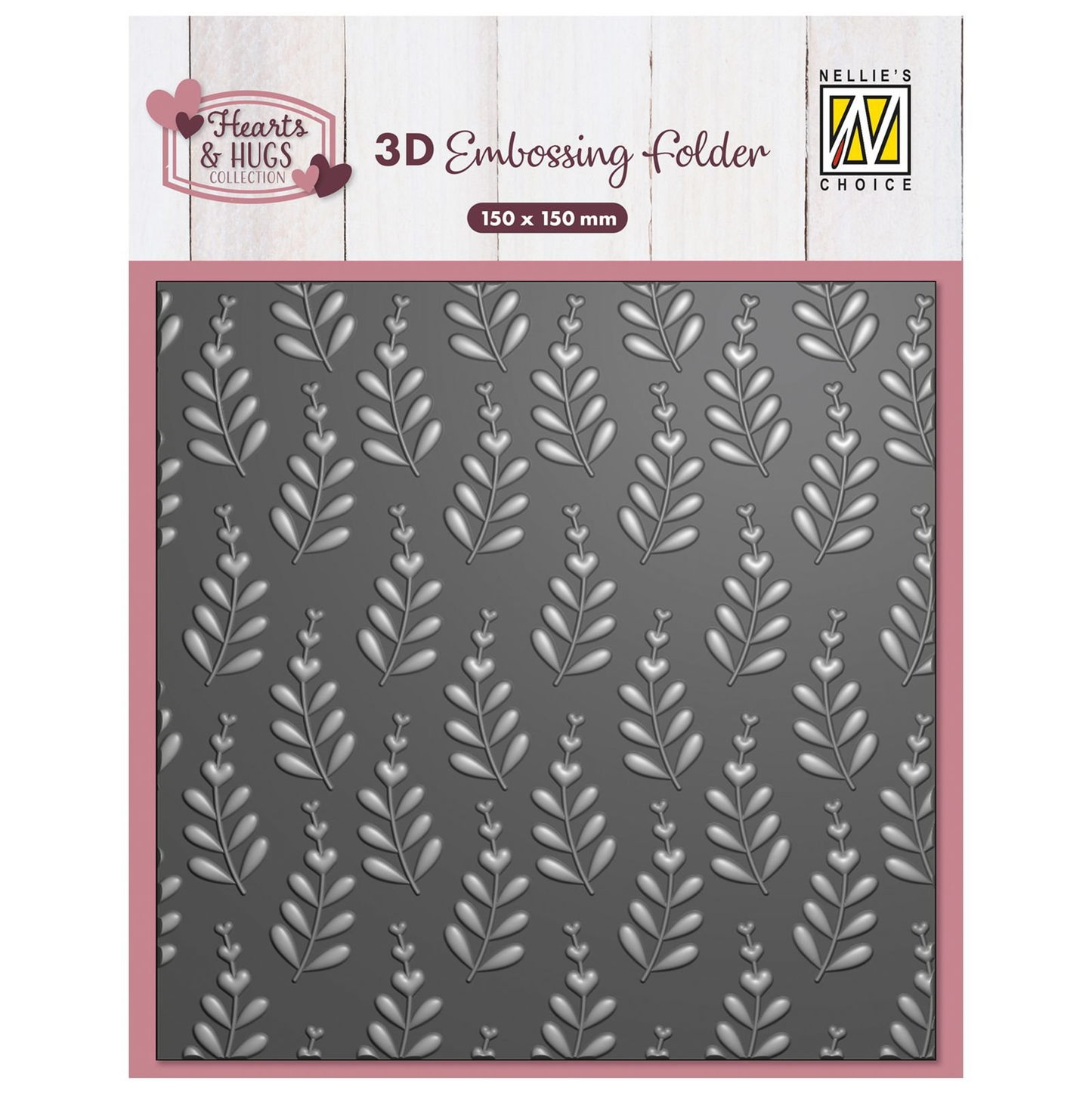 Nellie snellen 3d embossing folder Pop up heart Branches