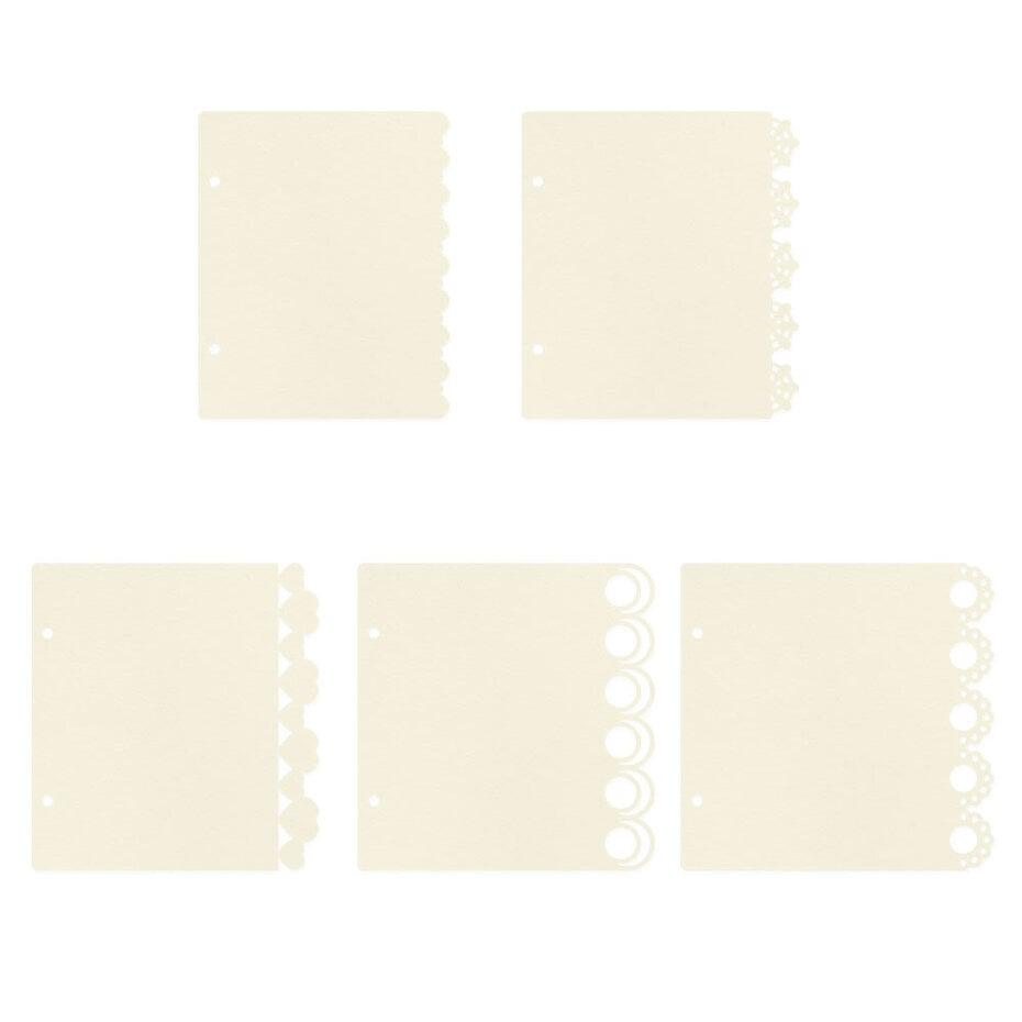 P13 Love and Lace Light Chipboard Embellishments 6x6 Inch Album Base