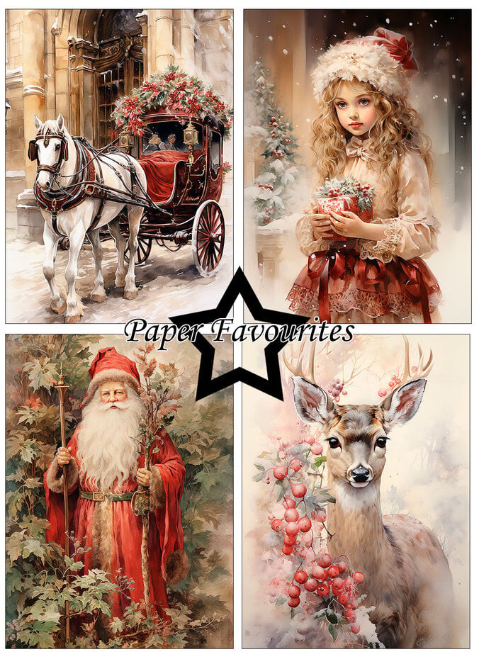 Paper favorites - Christmas Nostalgia - A6 Paper Pack (PFA646)