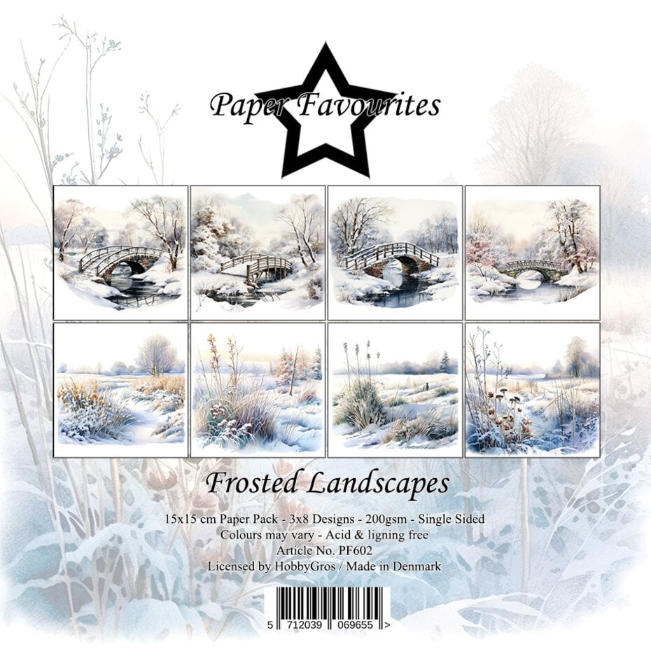 NYHET! Arkpakke - Frosted Landscapes 6x6 Inch Paper Pad (PF602)