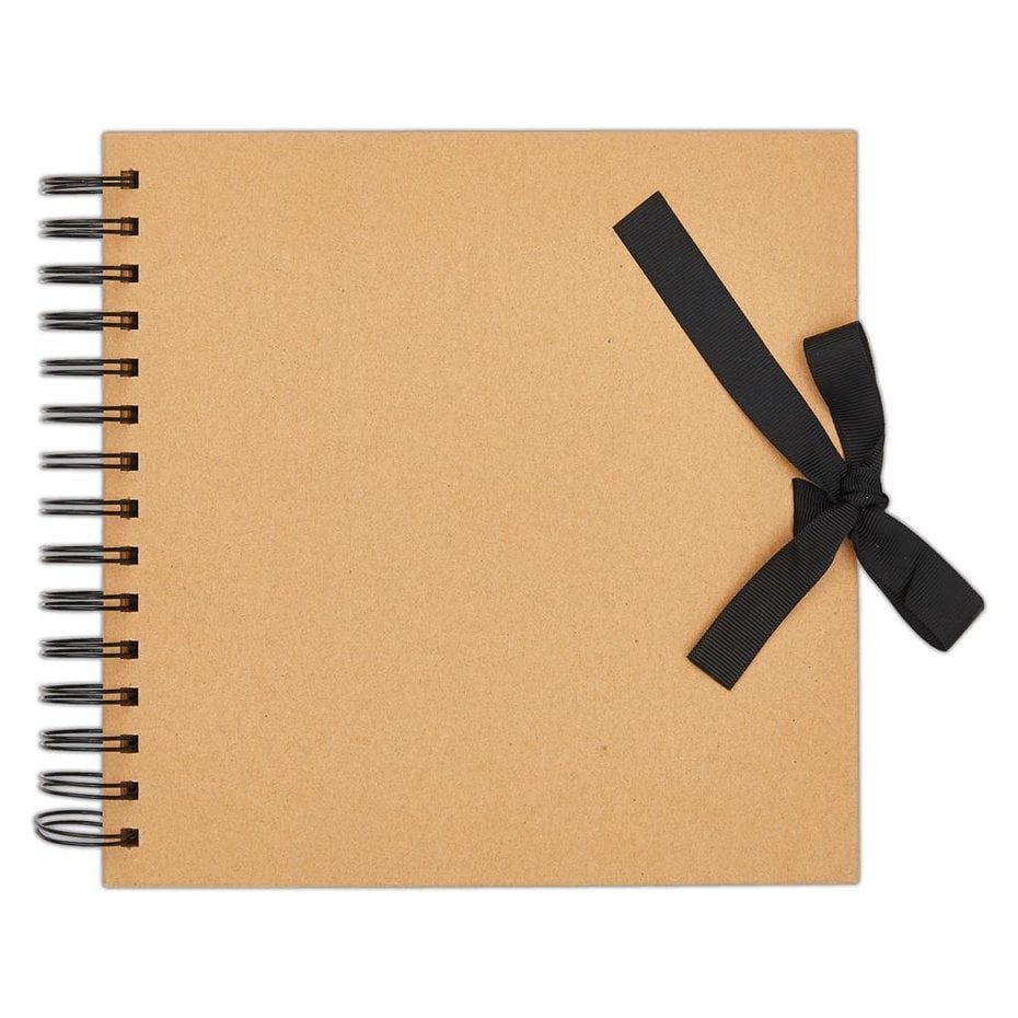 Papermania 8x8 inch Scrapbook Kraft - scrapbooking album - kraft- 40 sider.