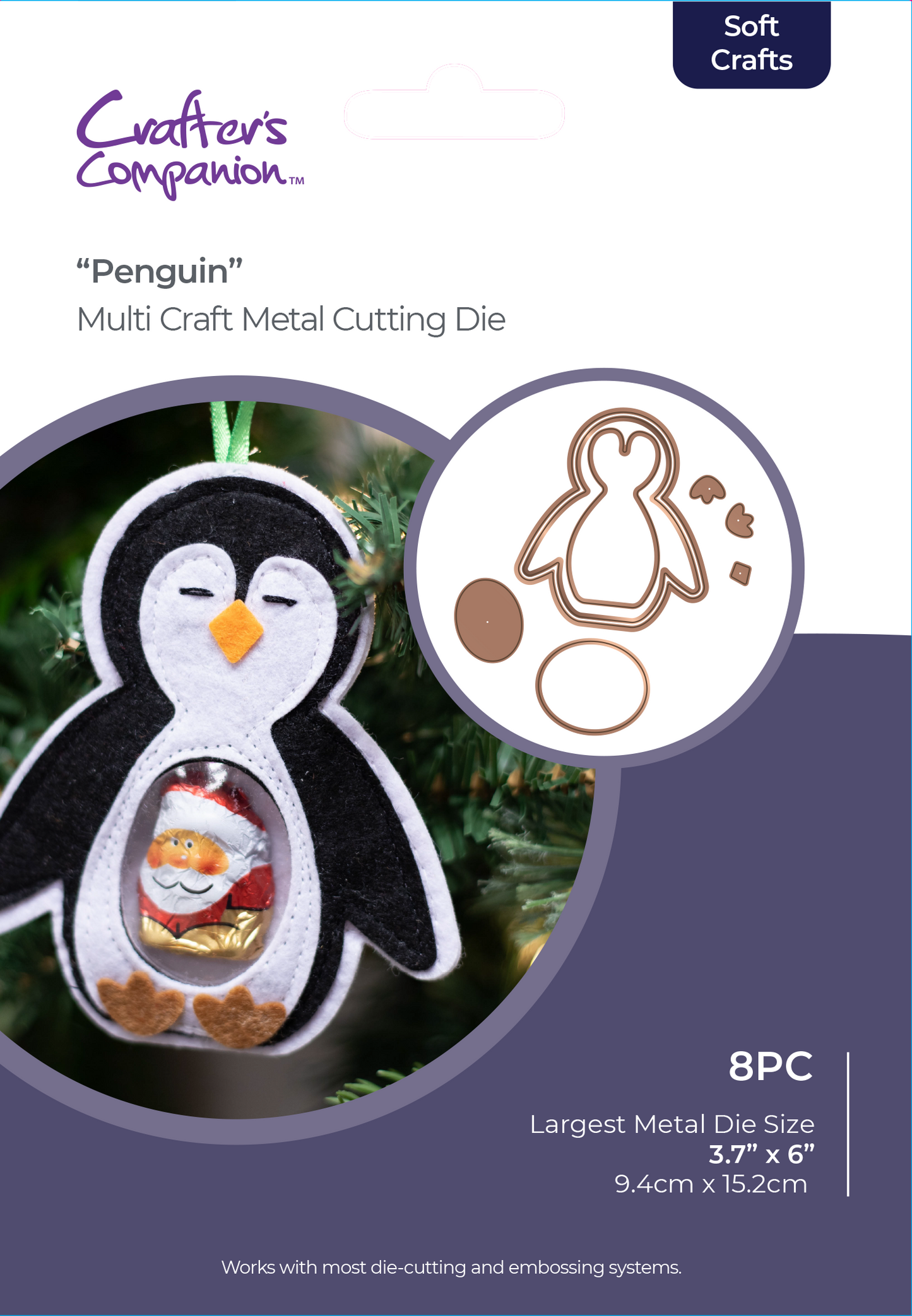 Crafter's Companion - Multi Craft Festive Treat Dies - Penguin