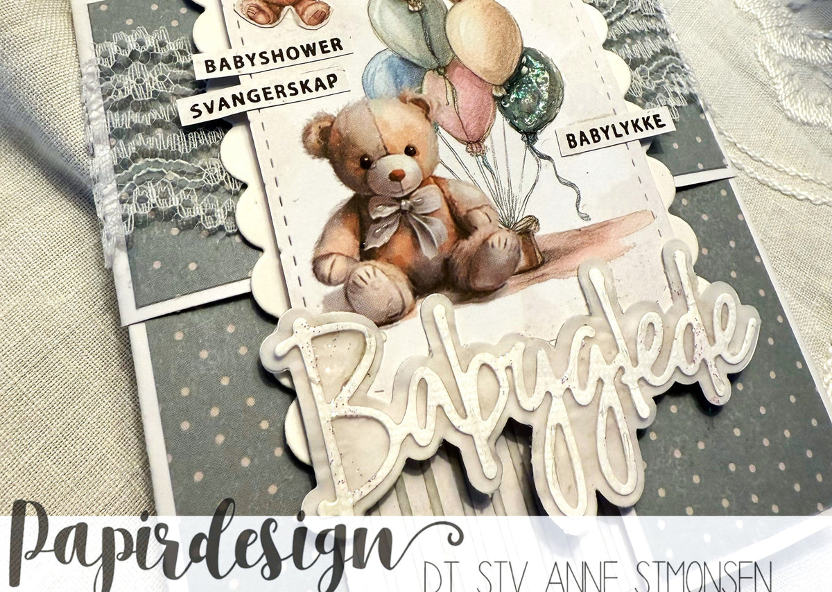 NYHET!! Papirdesign Dies - Babyglede - pd1088 - vår 2025