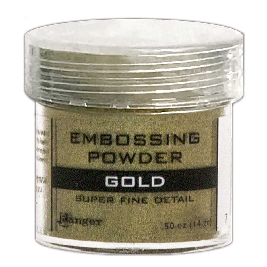 Tim Holtz Distress embossing glaze / embossingpulver - Ranger Embossing Powder Super Fine Gold 1 oz (EPJ37408)