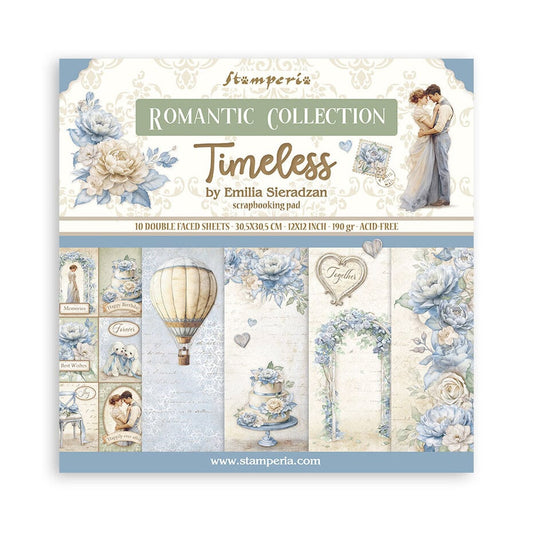 Stamperia arkpakke - Timeless 12x12 Inch Paper Pack (SBBL171)