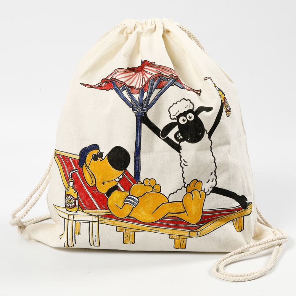 Tekstiltusj- 6stk i pk