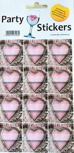 Party stickers - Selvklebende navnelapper til glass