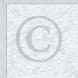 Papirdesign mønsterark - små søte venner 12x12 - Nydelige dåpsgutt - PD1451