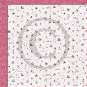 Papirdesign mønsterark - små søte venner - 12x12 - Lillemor - PD1445