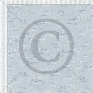 NYHET!! Papirdesign mønsterark -små søte venner 12x12 - Vakreste babygutt - PD1449