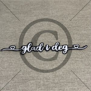 Papirdesign Dies - Glad i deg - pd1376